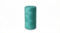 Пряжа джутовая 16,0 lbs/2ply в боб. по 0,5 кг бирюзовая