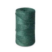 Пряжа джутовая 16,0 lbs/2ply в боб. по 0,5 кг зеленая