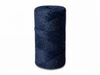 Пряжа джутовая 16,0 lbs/2ply в боб. по 0,5 кг темно-синяя