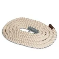 Канат хлопчатобумажный ХТ тросовой свивки d. 40 мм  длинной 6 м спортивный